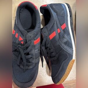 Black and Red Athletic Shoes